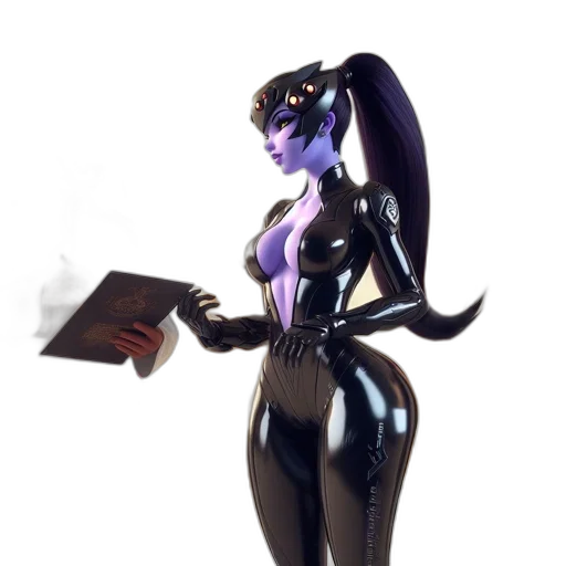 robot, staff, dress, concept art transparent PNG cut-out