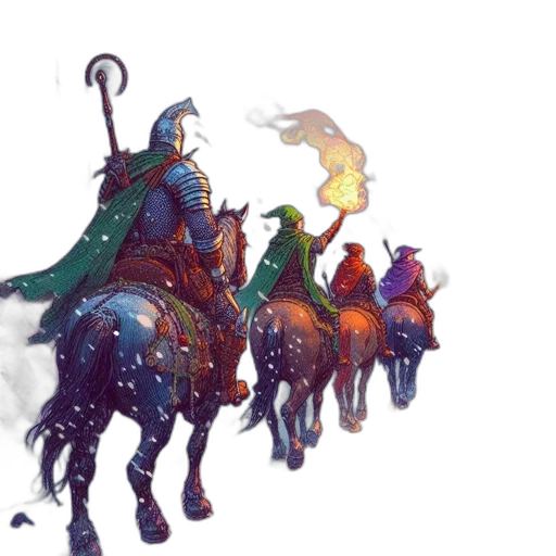 concept art, fantasy art, pixel art, watercolor transparent PNG cut-out