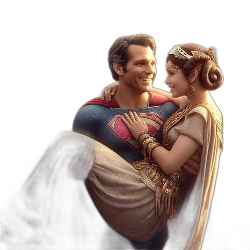 comic book art, concept art, fantasy art, photorealistic transparent PNG cut-out