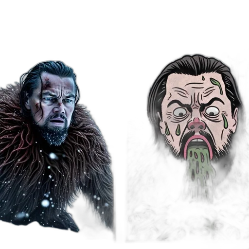 face, creature, comic book art, concept art transparent PNG cut-out