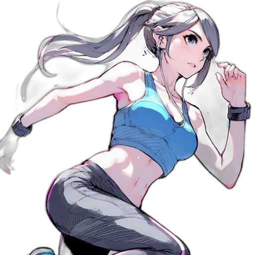 robot, concept art, anime, pixel art transparent PNG cut-out