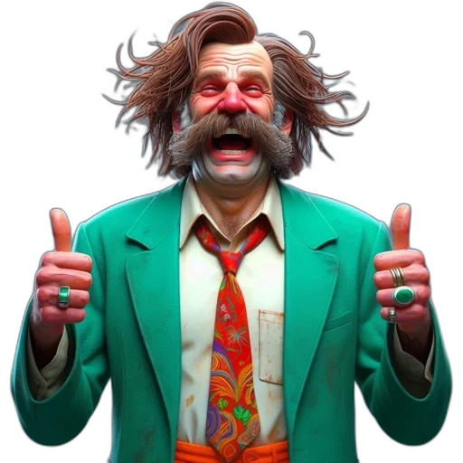 face, jacket, mask, staff transparent PNG cut-out