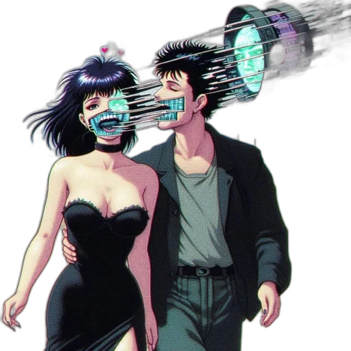 mask, weapon, robot, jacket transparent PNG cut-out