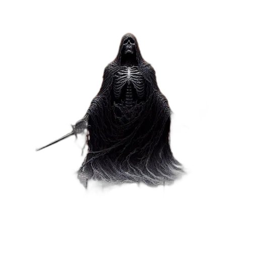 sword, creature, mask, staff transparent PNG cut-out