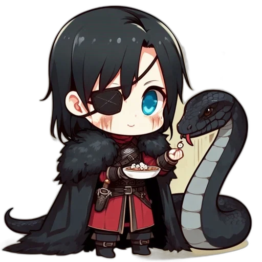 dragon, staff, creature, weapon transparent PNG cut-out