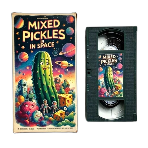 outer space, illustration, playful, vhs transparent PNG cut-out