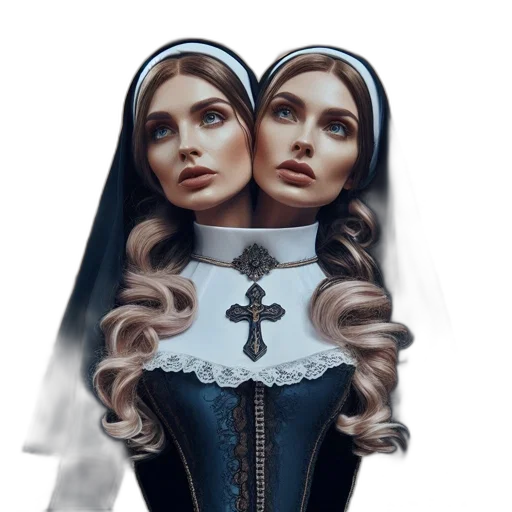 crown, dress, 3d render, concept art transparent PNG cut-out