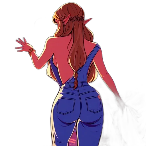 dress, concept art, fantasy art, watercolor transparent PNG cut-out