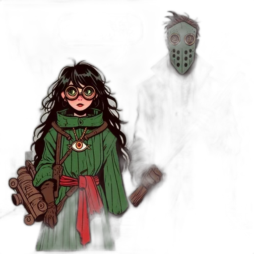 staff, concept art, fantasy art, comic book art transparent PNG cut-out