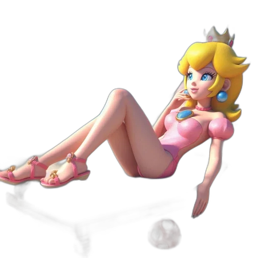 dress, crown, concept art, 3d render transparent PNG cut-out