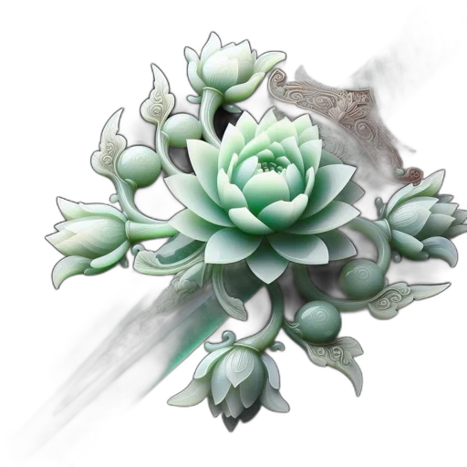 flower, crown, staff, dragon transparent PNG cut-out