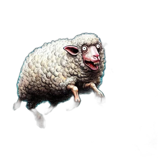 animal, creature, face, weapon transparent PNG cut-out