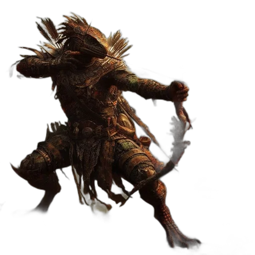 dragon, creature, staff, animal transparent PNG cut-out