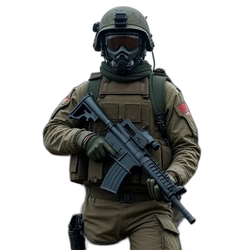 mask, staff, weapon, jacket transparent PNG cut-out