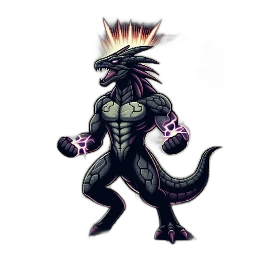 dragon, creature, animal, staff transparent PNG cut-out