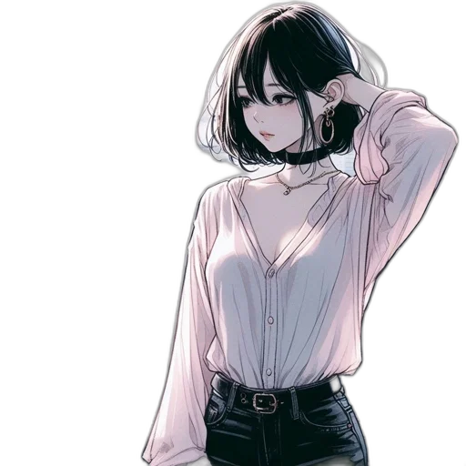 dress, jacket, jewelry, flower transparent PNG cut-out