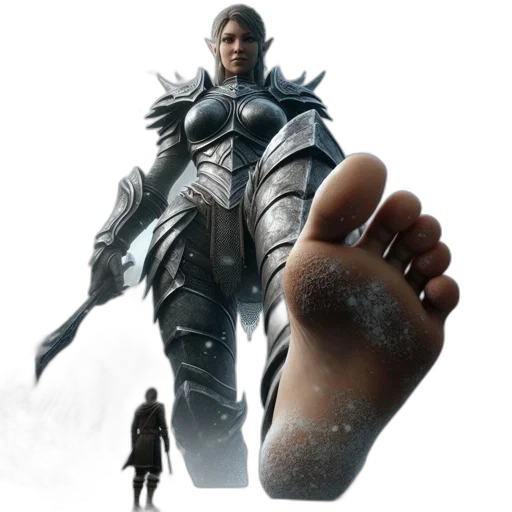 shoes, concept art, fantasy art, 3d render transparent PNG cut-out