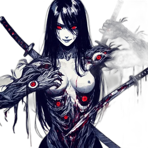 concept art, fantasy art, comic book art, cyberpunk transparent PNG cut-out