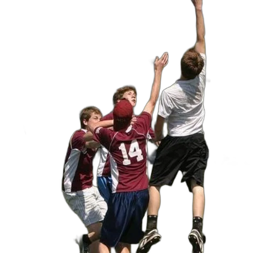 group, boys, playing, frisbee transparent PNG cut-out