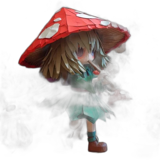 umbrella, hat, mask, jacket transparent PNG cut-out