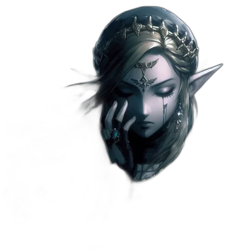 mask, crown, face, dragon transparent PNG cut-out