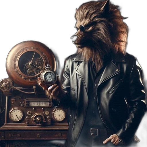 jacket, mask, animal, concept art transparent PNG cut-out