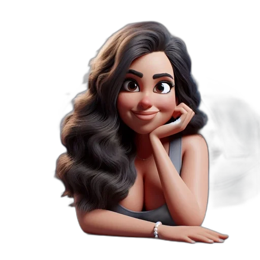 hair, jewelry, cartoon, concept art transparent PNG cut-out