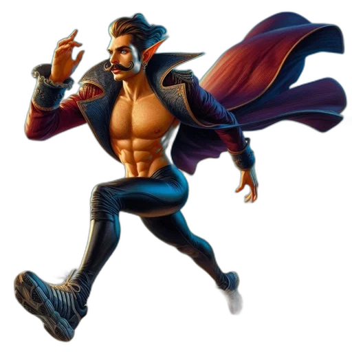 concept art, 3d render, comic book art, fantasy art transparent PNG cut-out