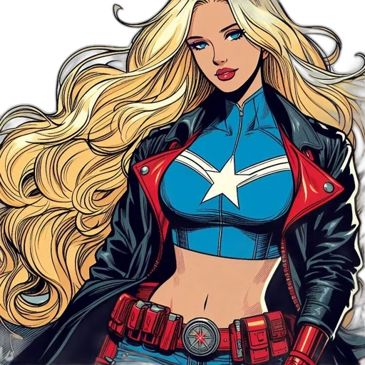comic book art, cartoon, concept art, image transparent PNG cut-out