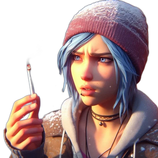 jacket, staff, weapon, hat transparent PNG cut-out