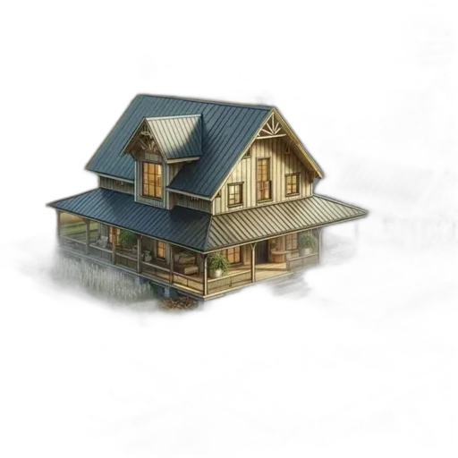 building, furniture, 3d render, concept art transparent PNG cut-out