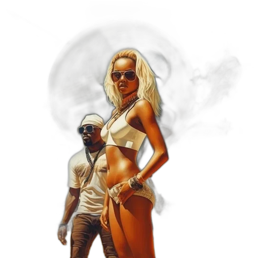 concept art, comic book art, fantasy art, photorealistic transparent PNG cut-out