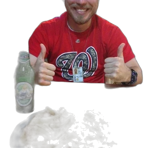 food, bottle, jacket, face transparent PNG cut-out