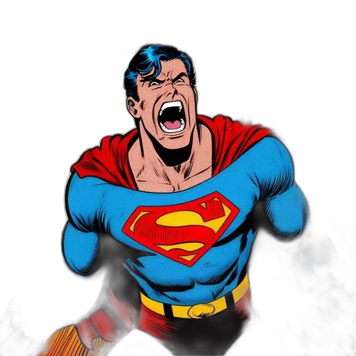 comic book art, concept art, cartoon, photorealistic transparent PNG cut-out