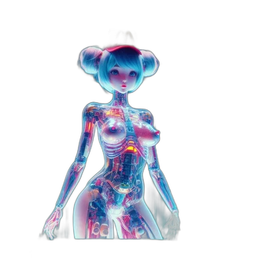 robot, dress, jewelry, creature transparent PNG cut-out