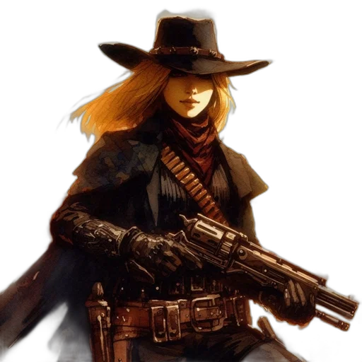 weapon, hat, concept art, comic book art transparent PNG cut-out