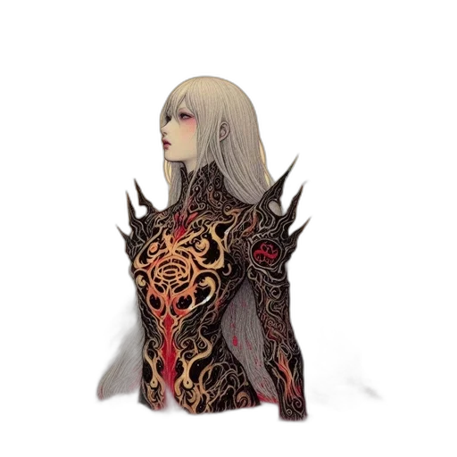 mask, dragon, staff, sword transparent PNG cut-out