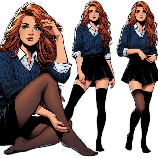 jacket, comic book art, concept art, cartoon transparent PNG cut-out