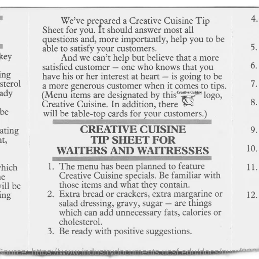 creative, cuisine, tip, sheet transparent PNG cut-out