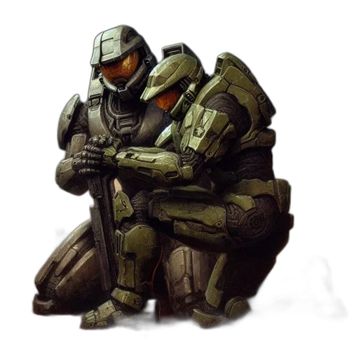 robot, weapon, concept art, 3d render transparent PNG cut-out