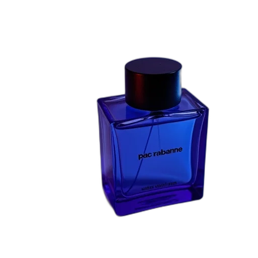 bottle, 3d render, photorealistic, vaporwave transparent PNG cut-out
