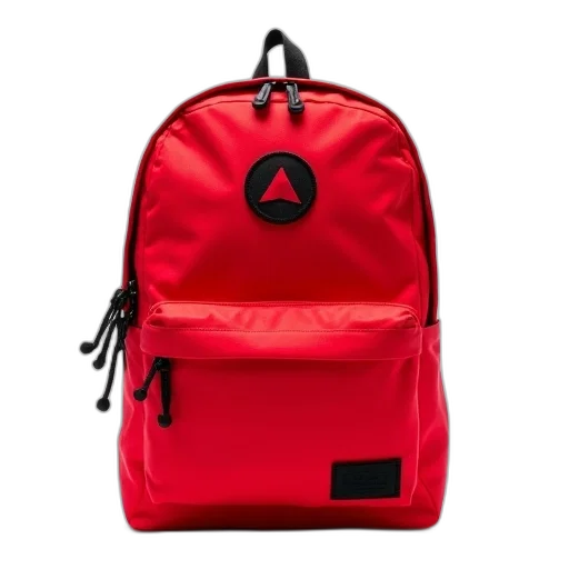 jacket, 3d render, red, backpack transparent PNG cut-out
