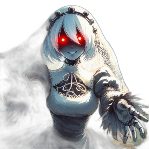 robot, mask, creature, face transparent PNG cut-out