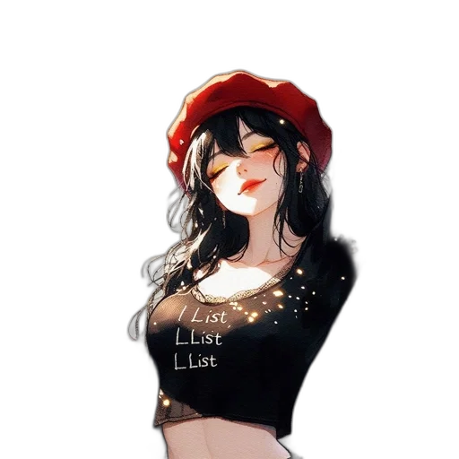 dress, hat, pixel art, fantasy art transparent PNG cut-out