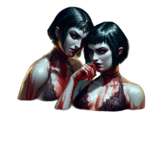 concept art, comic book art, cyberpunk, fantasy art transparent PNG cut-out