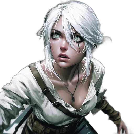 face, jacket, fantasy art, concept art transparent PNG cut-out