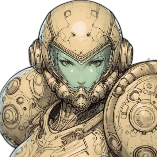 robot, face, mask, weapon transparent PNG cut-out