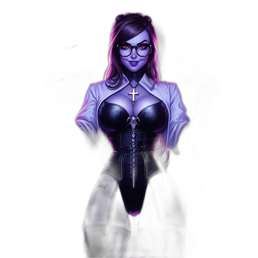 dress, staff, fantasy art, concept art transparent PNG cut-out