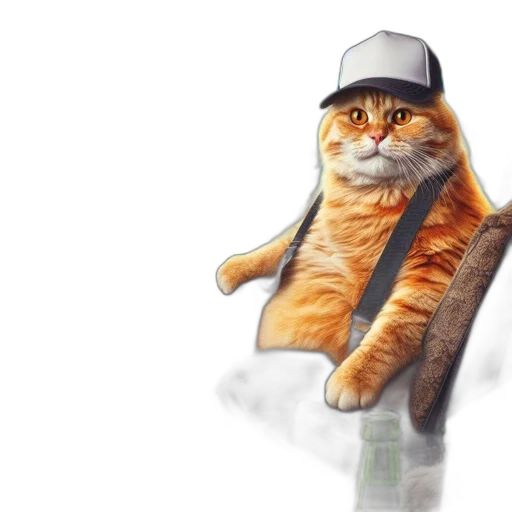 hat, staff, animal, concept art transparent PNG cut-out