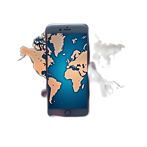 word, mobile, news, world transparent PNG cut-out